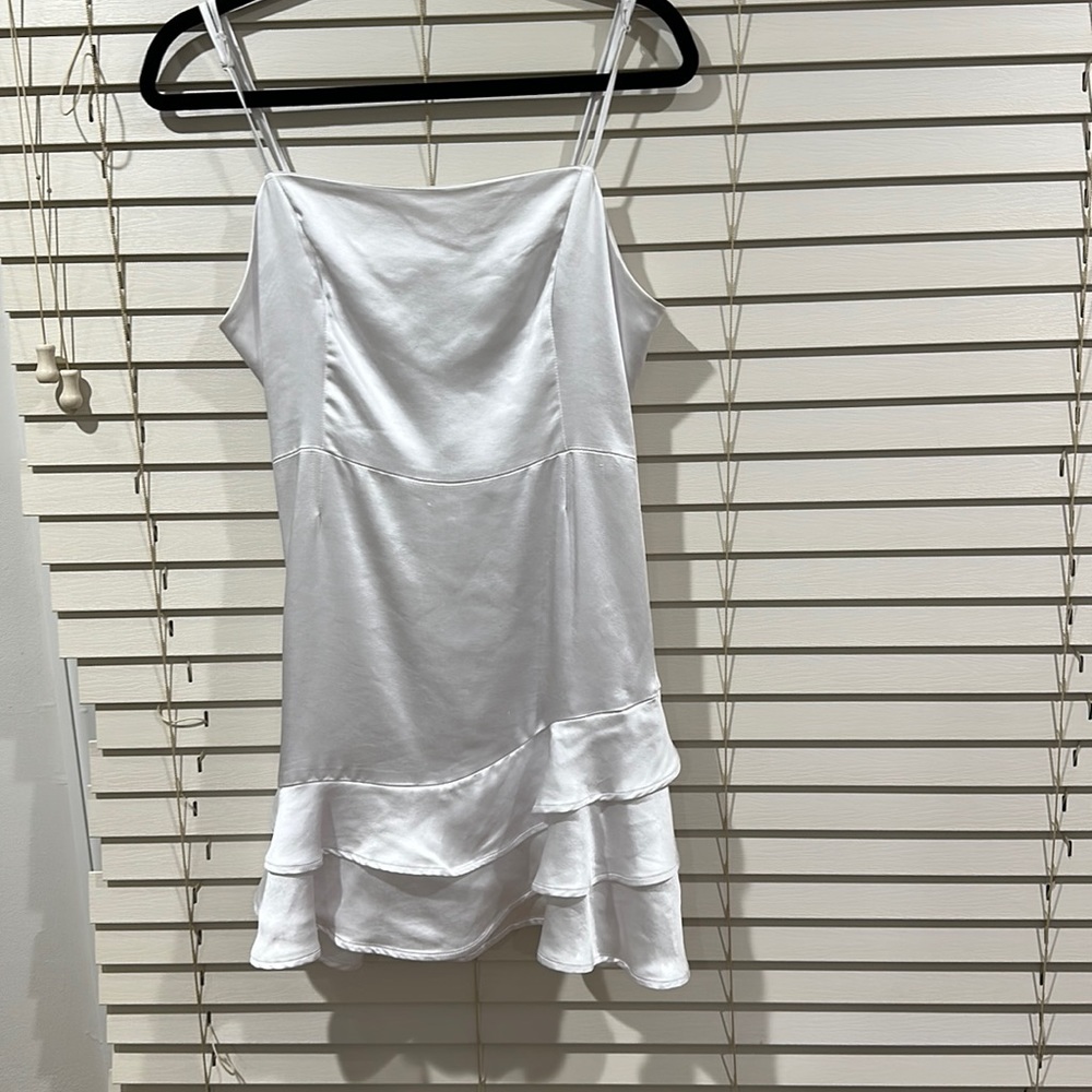 Ruffled mini dress